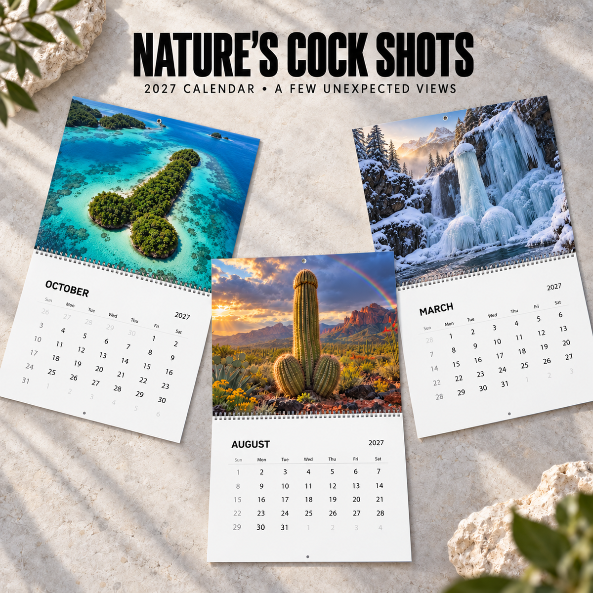 😂 2027 Nature’s Butt Wall Calendar