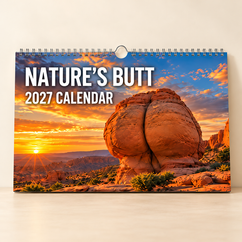 😂 2027 Nature’s Butt Wall Calendar