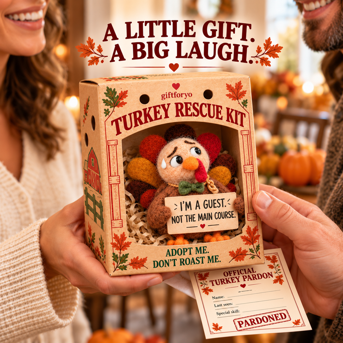 🦃Adopt a Turkey – Thanksgiving Adoption Gift Box!