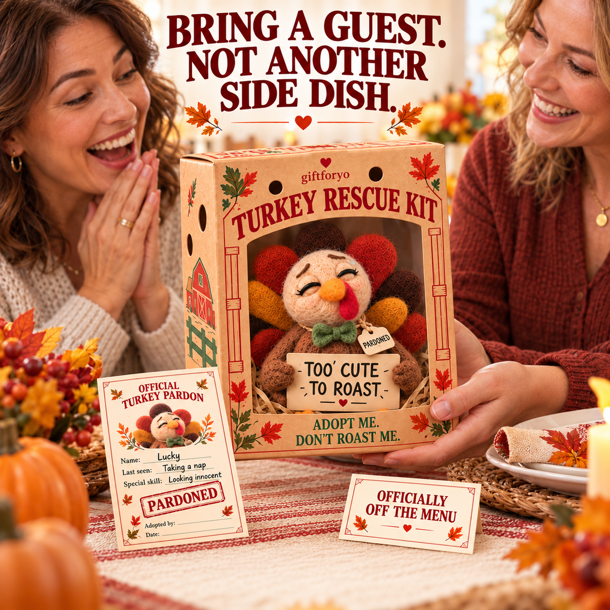 🦃Adopt a Turkey – Thanksgiving Adoption Gift Box!